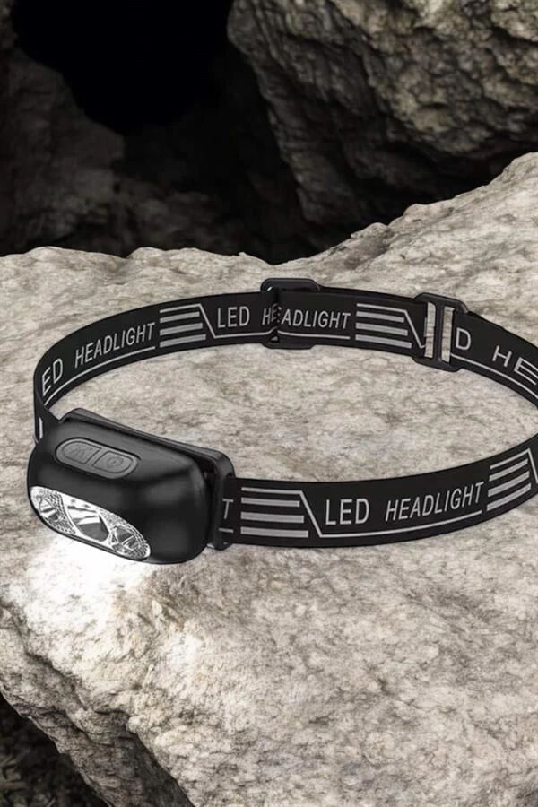 Kamp Lambası LED Işık Kafa Lambası Balıkçı Lambası Ayarlanabilir
