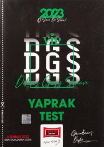 Yayınları 2023 Dgs Yaprak Test