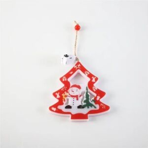 Kardan Adam Motifli 5'li LED Ağaç Dekoratif Lambayılbaşı Renkli Işıklar Asılı Işık Sahne Düzeni Rgb Aydınlatma Zinciri Noel Süsleri