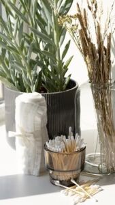 Cotton Swabs Kids Safety Swabs 50 Pcs Çocuklar Için Emniyetli Kulak Çubuğu Beyaz, Çevre Dostu Pamuklu Kulak Çubukları, Plastik Içermeyen Ambalaj, Doğal Renkli Pamuktan Kulak Çubukları