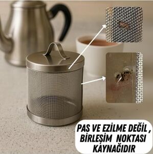 Çay Süzgeci Çaydanlık ve Demlik Içi Süzgeç Paslanmaz Çelik 9,5 cm