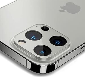 Apple iPhone 13 Pro / 13 Pro Max ile Uyumlu Kamera Lens Camı Koruyucu Glas.tr Optik (2 Adet) Silver - AGL04033