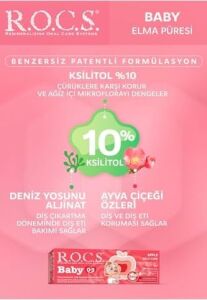Baby Diş Macunu Elma Püresi 0-3 Ay
