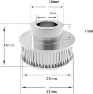 Gt2 Zamanlama Kasnağı 40 Diş 10 mm