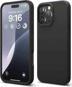 iPhone 16 Pro Kılıf First Silikon Telefon Kılıfı (Siyah)