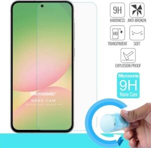 Galaxy A56 Nano Glass Cam Ekran Koruyucu [galaxy A56 ile Uyumlu Ekran Koruyucu - Şeffaf]