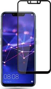 Mate 20 Lite Full Glue Tempered Full Cam Ekran Koruyucu Siyah