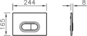 Loop O 740-0511 Kumanda Paneli, Mat Siyah