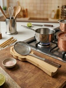 Bambu Çiçek Kaşık Altlığı / Kaşıklık