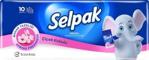 Bahar Parfümlü Mendil 10'lu Paket