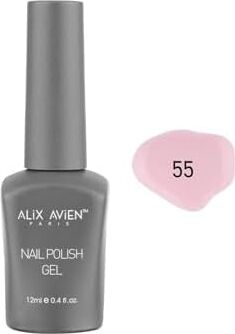 Açık Pembe Kalıcı Oje 55-Yoğun Renk Veren Jel Oje 12 Ml-Nail Uv Gel Polish 55