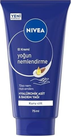 Yoğun Nemlendirici El Kremi 72 Ml, Hızlı Emilir, Hyaluronik Asit, Yağı, Kuru Ciltler