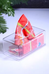 Clear Peçete Organizeri Şeffaf Z Peçetelik Akrilik Peçetelik Şeffaf 21 x 19