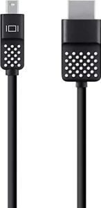 Mini 1.8 M Display Port To HDMI Cable Siyah