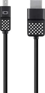 Mini 1.8 M Display Port To HDMI Cable Siyah