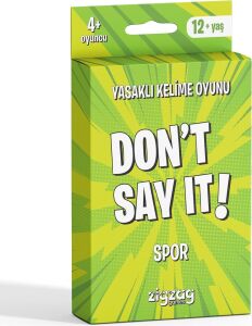 Desmond Don't Say It! Spor Yasaklı Kelime Oyunu, 12 Yaş ve Üzeri, 4+ Oyuncu, Parti Oyunu, Türkçe