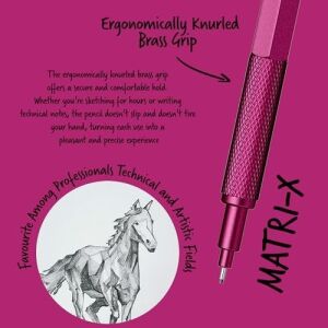Office Matri-X Versatil 0.7 mm Metalik Pembe Şeffaf Amb.
