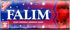 Çilek Aromalı Şekersiz Sakız 5'li 7 gr 20 Adet