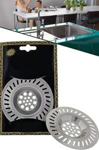Paslanmaz 11CM Çapında Paslanmaz Çelik Büyük Boy Seyyar Kaliteli Lavabo Süzgeci 5 Adet 1410