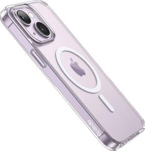 PC-3091 Iphone 14 Plus Magsafeli Telefon Kılıfı, Mat Şeffaf