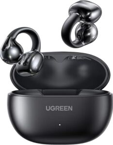 Hitune S3 Kablosuz Kulaklık, Bluetooth 5.4, Açık Spor Kulaklık, Klipsli ve Gürültü Önleyici Enc, 30 Saat Çalma, Hızlı Şarj, Usb-C, Hi-Fi, Ipx5 Su Geçirmez, Siyah