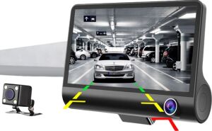 Çift Lens Araç Güvenlik Kamerası G Sensörlü Full Hd