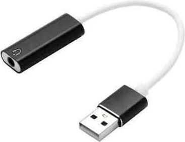 USB Den Mikrofonlu Kulaklık Çevirici (Usb To 3.5 mm Jack) Playstation Uyumlu Bilgisayar Ses Kartı Kablosu 3.5 mm Jack (Dişi) Girişli Ses Adaptörü 7.1 Dönüştürücü Ps3 Ps4 Ps5 Uyumlu (Beyaz)