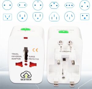 Universal Seyahat Fişi (150 Ülkeler) Weltreise Fiş/seyahat Adaptörü/power Charger Plug/all In One Universal World Travel Adaptörü Eu Us Uk Au China (Beyaz)