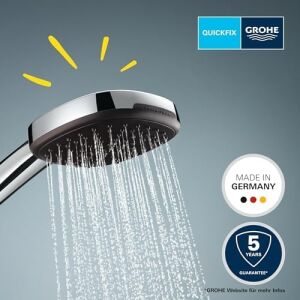 Comfort 110 El Duşu, 2 Akışlı (Yağmur & Jet), Smartswitch, 110MM Kare Duş Başlığı, Düşmeye Dayanıklı Silikon Halka, Kireç Önleyici Sistem, Krom, 26397001