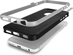 iPhone 6 Plus/ 6s Plus High Pro Shield Kılıf Arka Kapak Gümüş