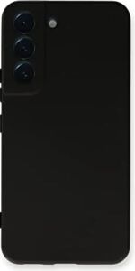 Galaxy S23 ile Uyumlu Kapak Içi Kadife Kamera Korumalı Lansman Silikon Kılıf - Siyah