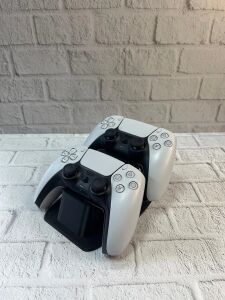 Ikili Gamepad Tutucu Siyah 7X18 cm Masa ve Raf Düzeni