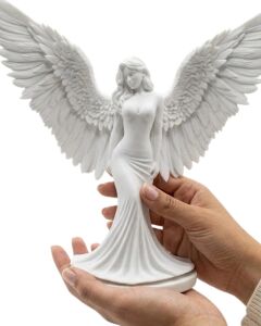 Dekoratif Melek Insan Figürlü 3D Heykel Biblo Modern Ev Dekoru