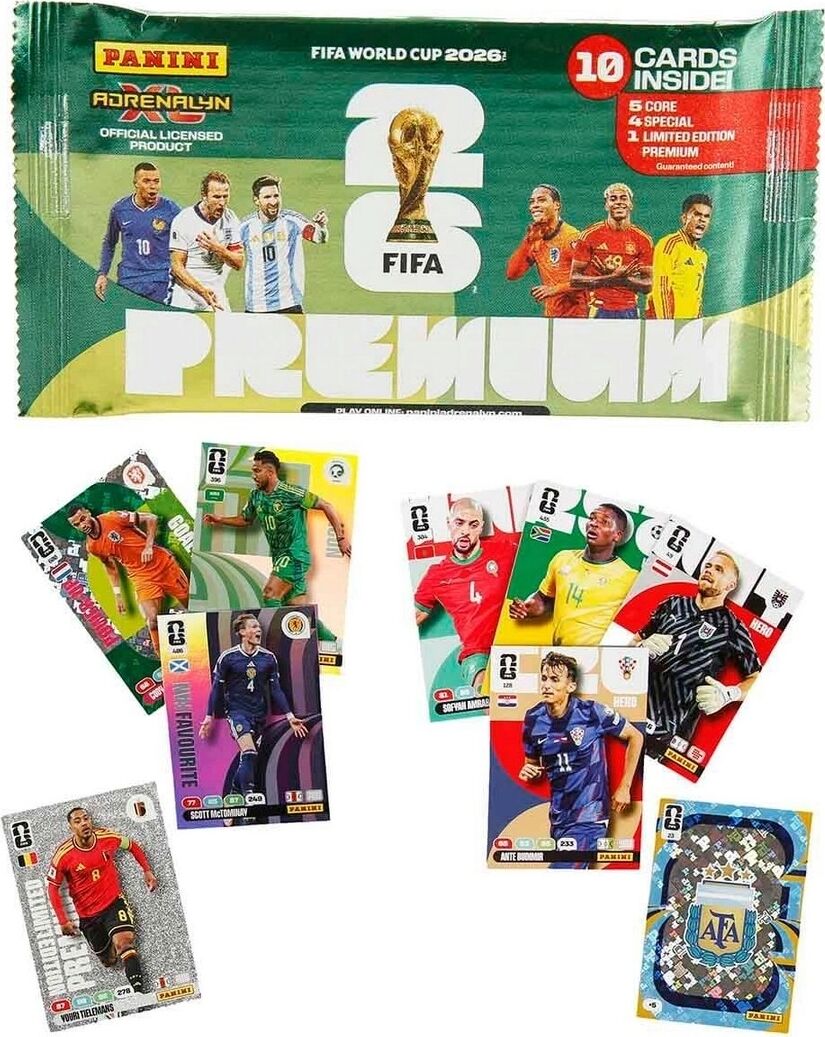 Fıfa World Cup 2026 Adrenalyn Xl Premium Trading Card 10’lu Paket
