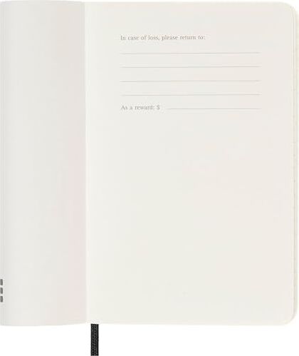 Moleskine Klasik 12 Aylık 2025 Aylık Planlayıcı, Yumuşak Kapak, Cep (3.5'' x 5.5''), Siyah, 128 Sayfa