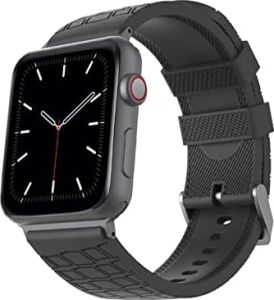 Apple Watch Uyumlu Silikon Kayış 38-40-41-42MM Yumuşak Terletmeyen Spor Günlük Kullanım Apple Watch Band