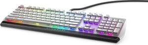 Dell Alienware 510K Düşük Profilli Rgb Mekanik Oyun Klavyesi - AW510K (Lunar Light), Beyaz