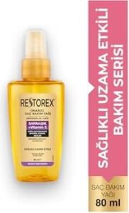 Restorex Sarmaşık + Vitamin E Onarıcı Saç Bakım Yağı 80 ml – Besleyici Onarım