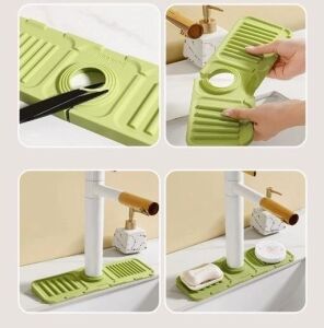 Mutfak Banyo Lavabo Kenarı Silikon Mat Gri