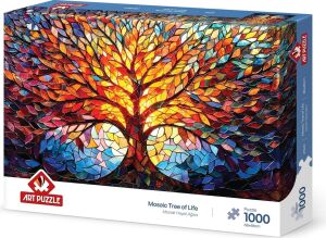 Mozaik Hayat Ağacı 1000 Parça Puzzle