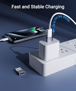 USB C Kadın - USB Erkek Adaptör 3'lü Paket [seyahat Olması Gerekenler, Alüminyum] USB C - USB Adaptörü, Tip C Şarj Kablosu Güç Dönüştürücü iPhone 17 16 15 Apple Watch Airpods Carplay ile