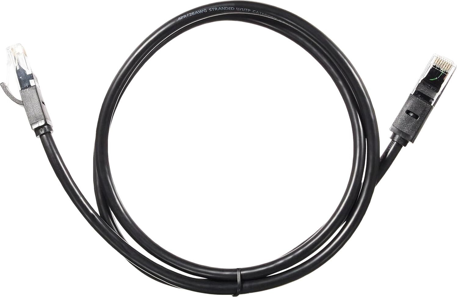 Cat6 Ethernet Kablosu, 1 Metre, Siyah