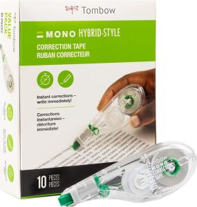 Tombow Mono Hibrit Düzeltme Bandı 10/paket, 16''X394''