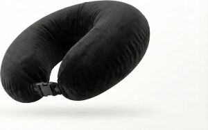 Silikon Dolgulu U Tipi Seyahat Yastığı – Boyun Destekli Yolculuk Yastığı, Uçak, Araba, Tren ve Otobüs Kullanımı Için, Ergonomik Tasarım, Taşınabilir Boyun Yastığı