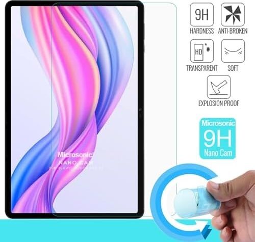 Honor Pad X9 Nano Glass Cam Ekran Koruyucu [honor Pad X9 ile Uyumlu Ekran Koruyucu - Şeffaf]