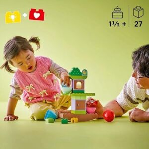 My First Denge ve Dizme Ağacı 10440-18 Ay ve Üzeri Çocuklar Için Eğitici, Öğretici ve Yaratıcı Oyuncak Yapım Seti (27 Parça)