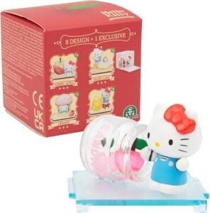 Hello Kitty, 1 Figür 4,5 cm ve Aksesuar Bir Şeffaf Kutuda, Big Apple Workshop Serisi, Rastgele Model, 3 Yaşından Büyük Çocuklar Için, HKT39