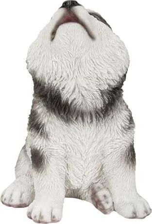 Hi Line Gift Ltd Uluyan Alaskan Malamute Yavru Köpek Heykeli Heykelcik