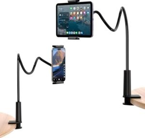 70 cm Akrobat Esnek Tablet ve Telefon Tutucu Stand Siyah