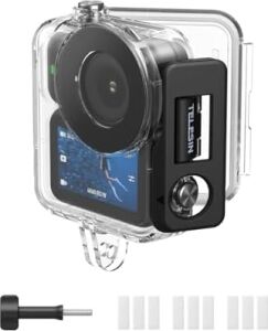 Telesın Osmo Nano Uyumlu Su Geçirmez Kılıf (60M), Osmo Nano Waterproof Dive Case